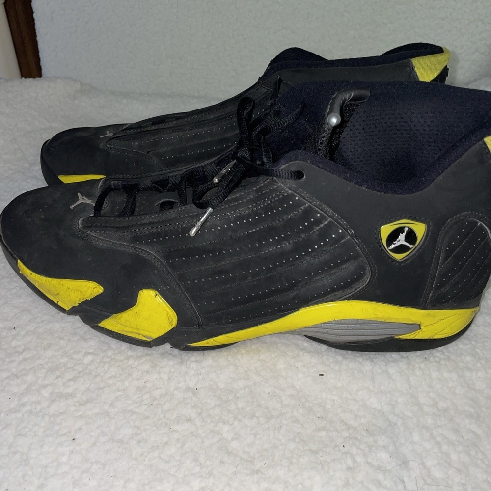 Nike Air Jordan 14 Retro Thunder 2014 487471-070 Last Shot‎ Size 17